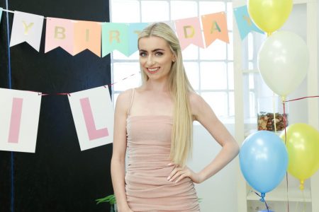 Emily Belle gets her double anal birthday destruction