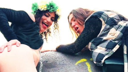 Lydia Black Monika Wild enjoy anal fucking