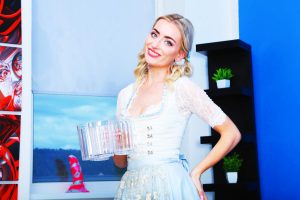 Emily Belle is ready for Oktoberfest and double anal