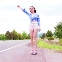 Indy Lix  Hitch-Hiking DP Anal Wet